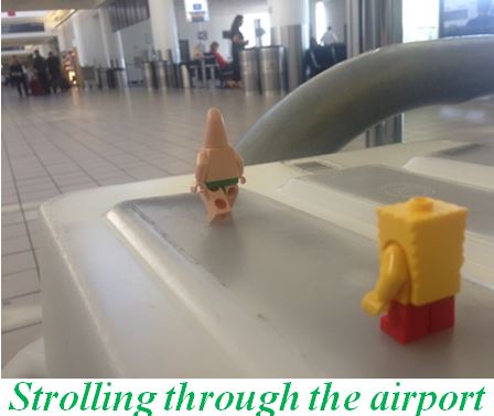 Strolling through the airport